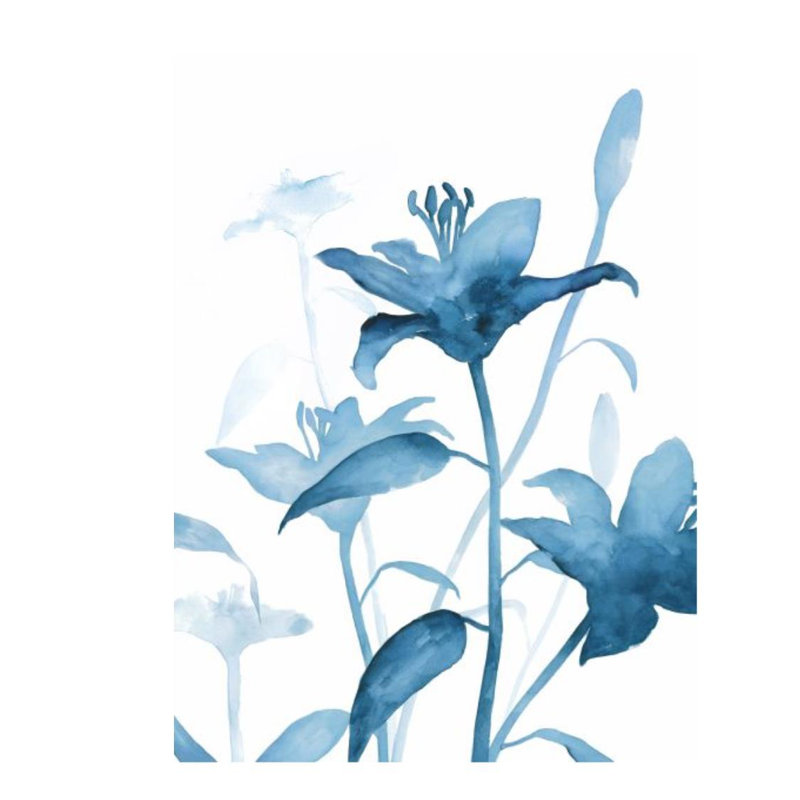 Floral Rhythm II Print by Janice Sadler, Outdoor, 63" H x 47" W