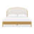 Seabrook Wood Bed with Upholstered Headboard-120463907-124538951