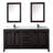 Daria 72'' Double Bathroom Vanity with Carrara Marble Top-70404267-80205458-70404270