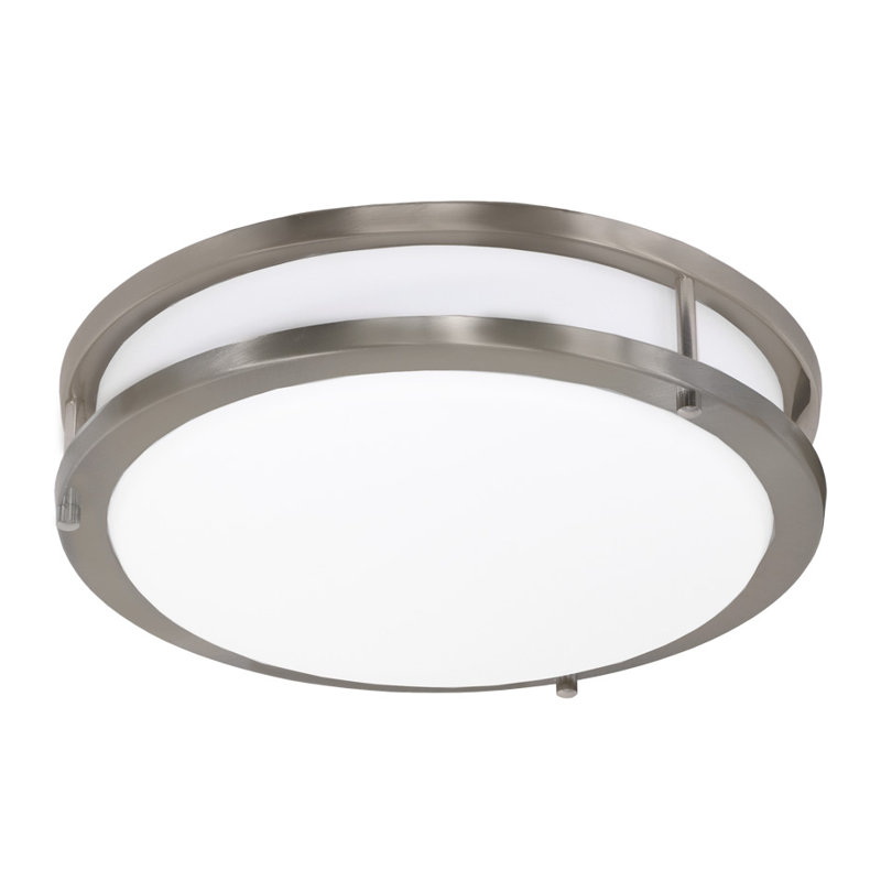 Plafonnier encastré 1 lumière à del simple 14,5 po Envisage V