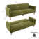 Hansfried 83.8'' Upholstered Convertible futon Sofa bed