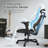 Mawgan Ergonomic Office Chair and Task Office Adjustable Lumbar Support 6D Armrest 6D Headrest Breathable Mesh-467155318