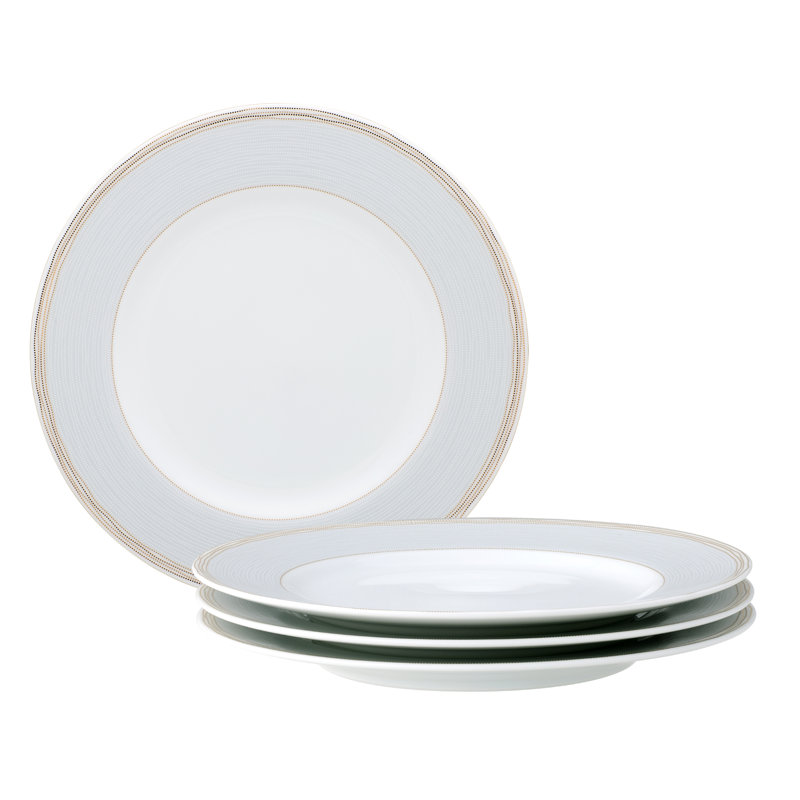 Noritake Linen Road Set Of 4 Salad Plates, 8-1/4"