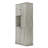 Tall Storage Cabinet with Adjustable Shelves and Flip-Out Basket, Modern MDF Design-1413657098