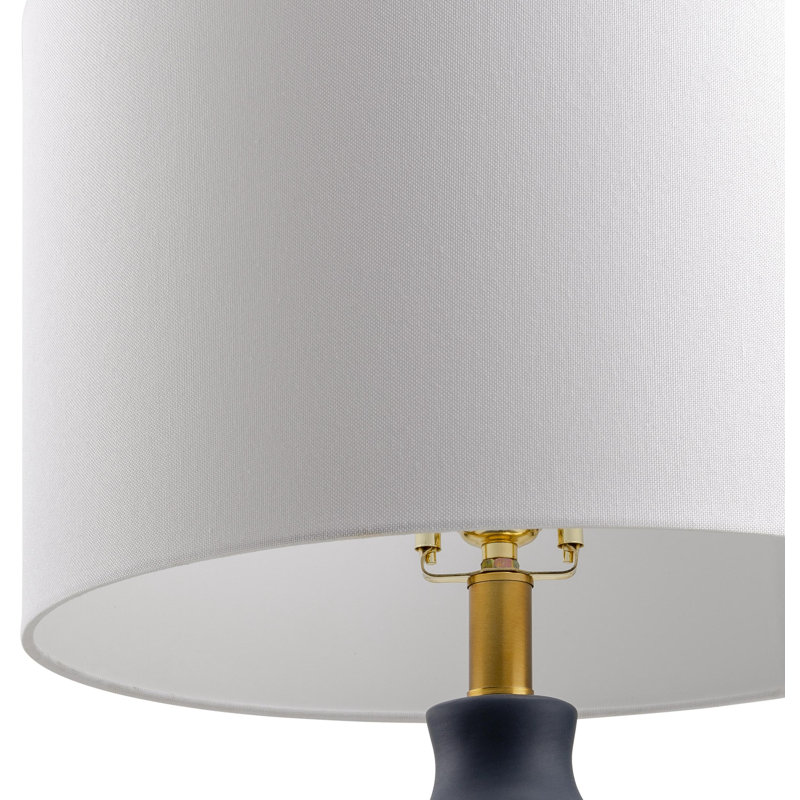 Lampe de table Ivor, Bleu marine