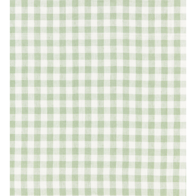 Swedish Linen Check Fabric, Willow