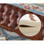 Banc rembourré en cuir véritable American Leather