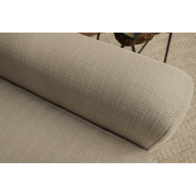 Ronald Upholstered Armchair, Toupe