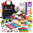 Hearth and Harbor Crochet Kit - Includes Backpack, Polyester Crochet Yarn, Hooks, Tutorials and More