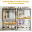 115cm Rolling Clothing Rack-1996520114