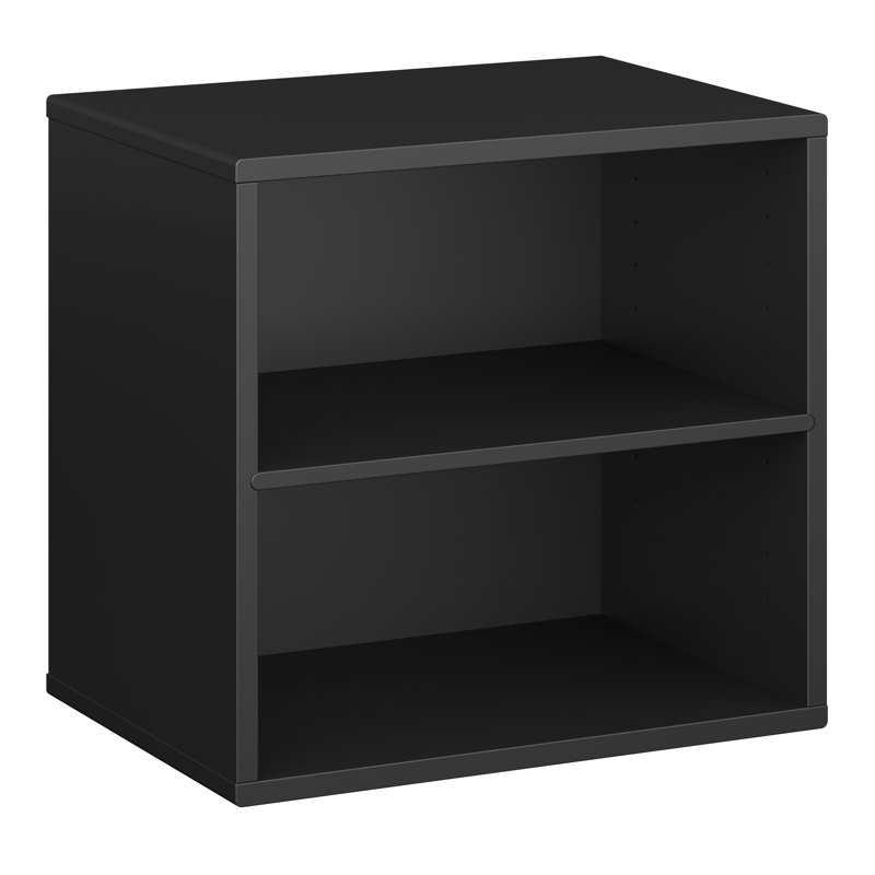 Keep 43cm H x 45cm W Standard Bookcase, Black