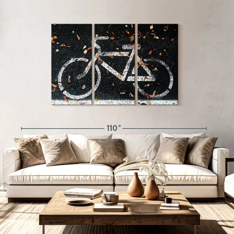 Enseigne à vélo Mehar, H 48 po x l 74 po