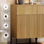 Armoire d'appoint 31,5 po avec 2 portes et tablettes réglables Union Rustic-117531575