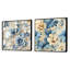 Felicien - Ensemble de 2 collages floraux carrés-101852456-101852457