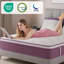 Matelas en mousse viscoélastique gélifiée 12 po, ressorts ensachés, mi-ferme, soulagement de la pression, matelas dans une boîte-1412578152