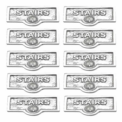 Switch Tags Stairs Name Signs 1-Gang Rocker Wall Plate
