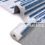 Tapis rayé en polyester bleu Kr Krellyn-1406001331
