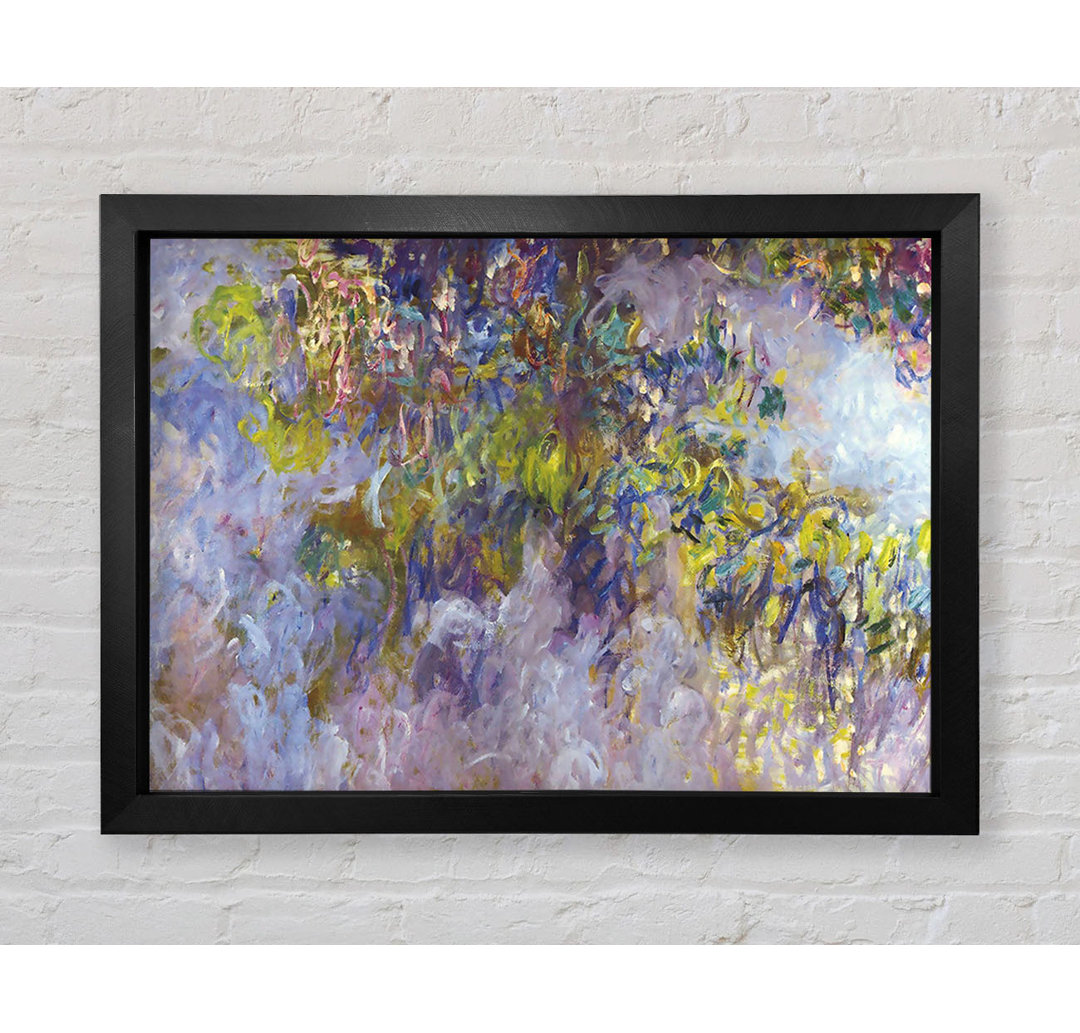 Monet Wisteria 1 von Claude Monet - Einzelne Bilderrahmen Kunstdrucke