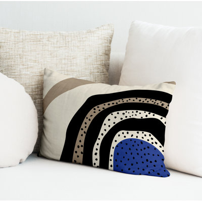 Coussin décoratif intérieur / extérieur en polyester filé Willow