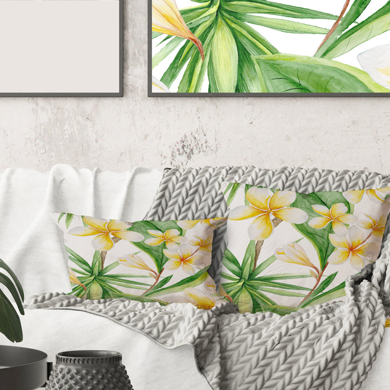 Floral Throw Pillow
