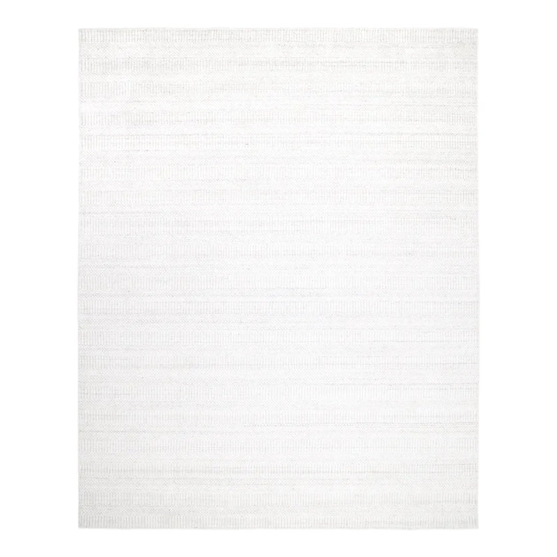 Tapis ivoire noué à la main, Rectangle 9 pi x 12 pi
