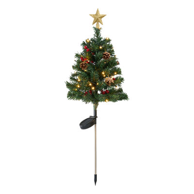 Christmas Tree with String Lights