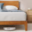 Sade Vintage Wood Bed Frame with Headboard-1128430523
