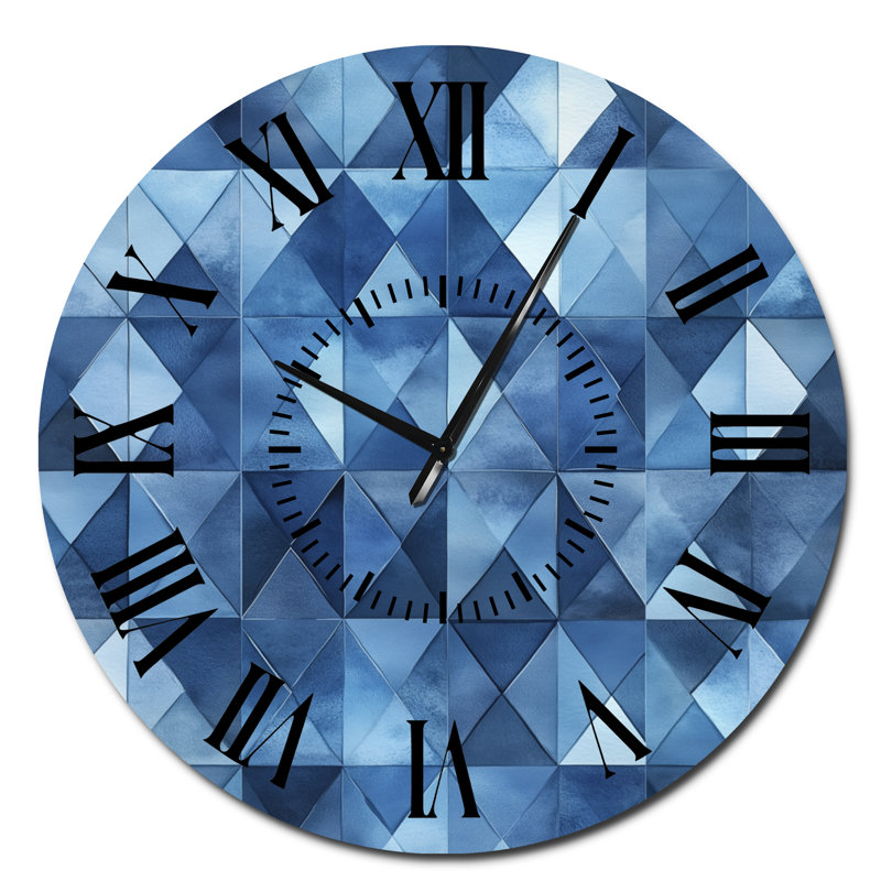 Horloge murale moderne en métal, Surdimensionné