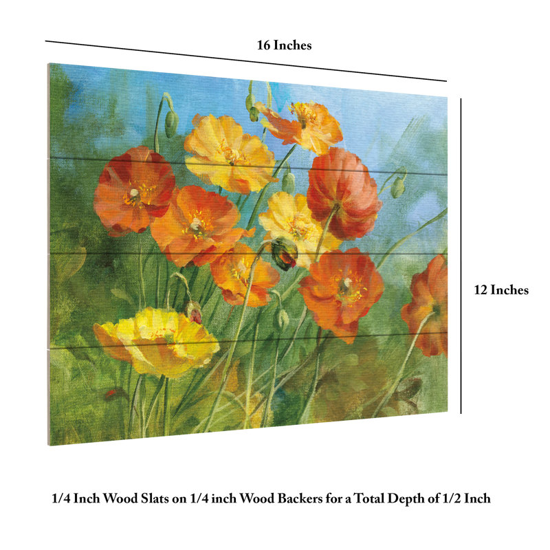 Danhui Nai Summer Field IV, 12" H x 16" W