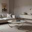 Table basse simple en forme de serpent en cuivre antique