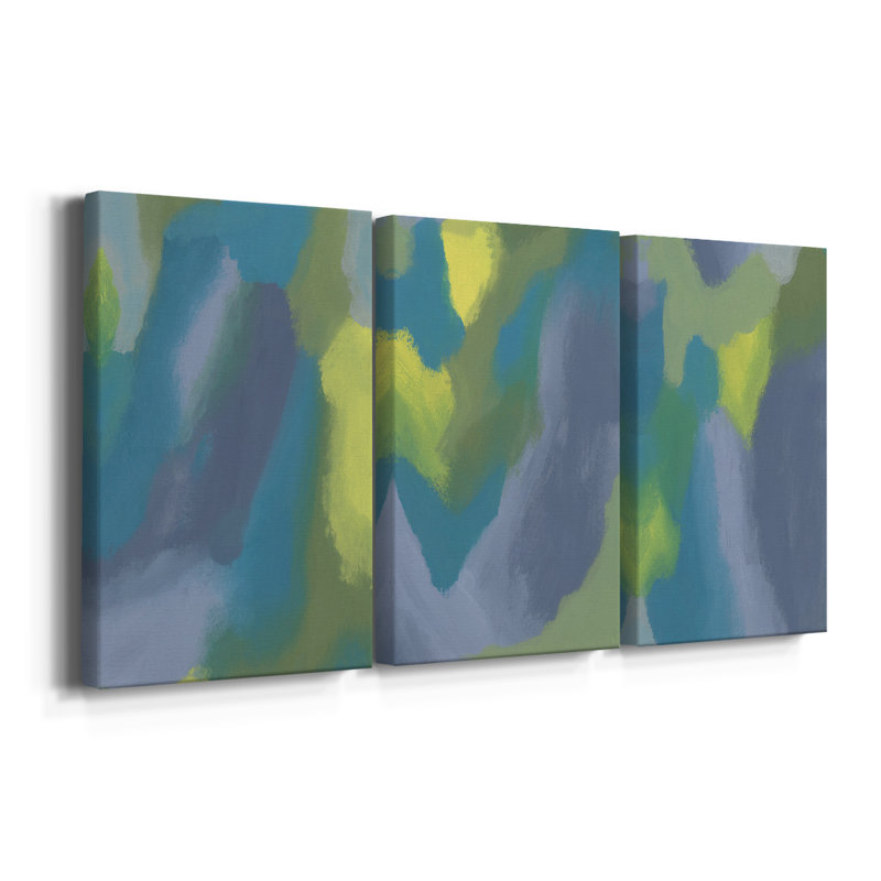«Lost in Memories I», toile tendue sur mesure - 3 pièces, H 12 po x l 24 po