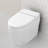 Smart Toilet Bidet Tankless, Auto Open/Close Lid, Foot Sensor, Elongated Dual Flush One-Piece Toilet