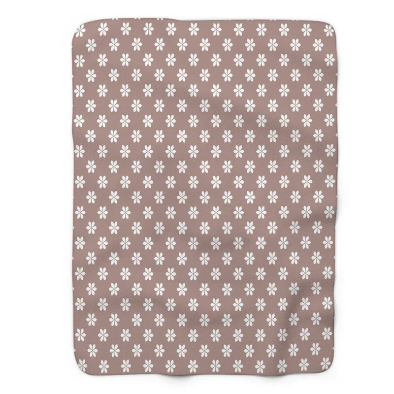 Neutral Simplicity - Couverture sherpa de qualité supérieure 1 pièce, L 60 po x L 80 po