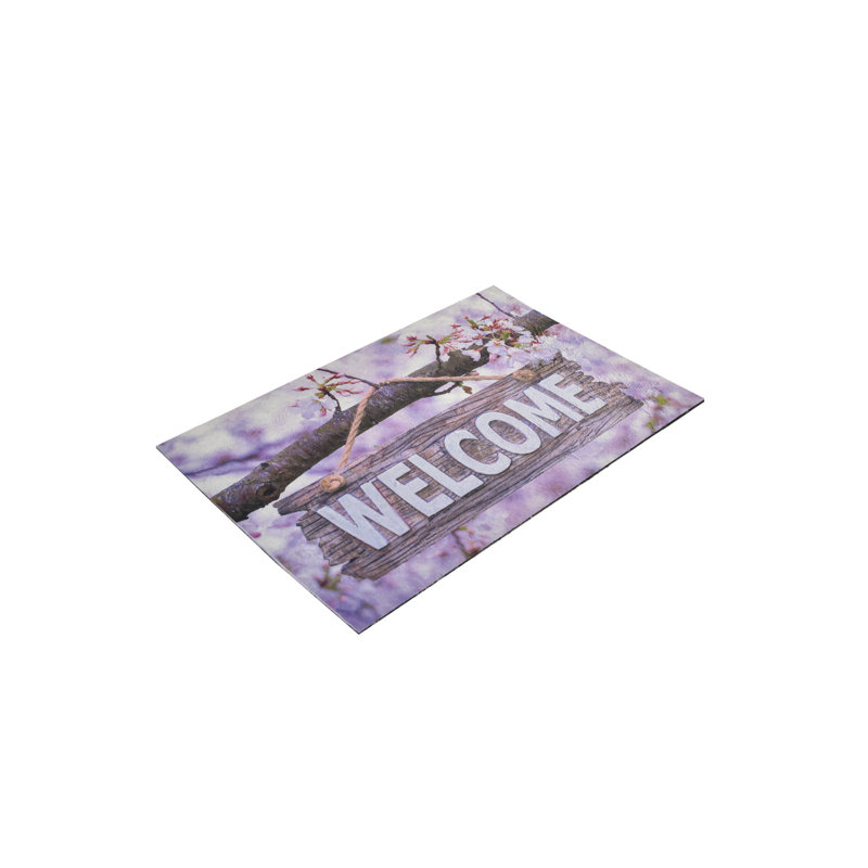 Durable PVC Doormat, Non-Slip Underside, 15.7 x 23.6 inches | 100% PVC Material, Machine Washable at 86°F | Perfect for Indoor & Outdoor Use, Easy to Clean, Stylish & Functional Welcome Mat