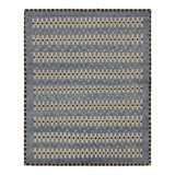 Scandinavian Handmade Kilim Wool Geometric Area Rug