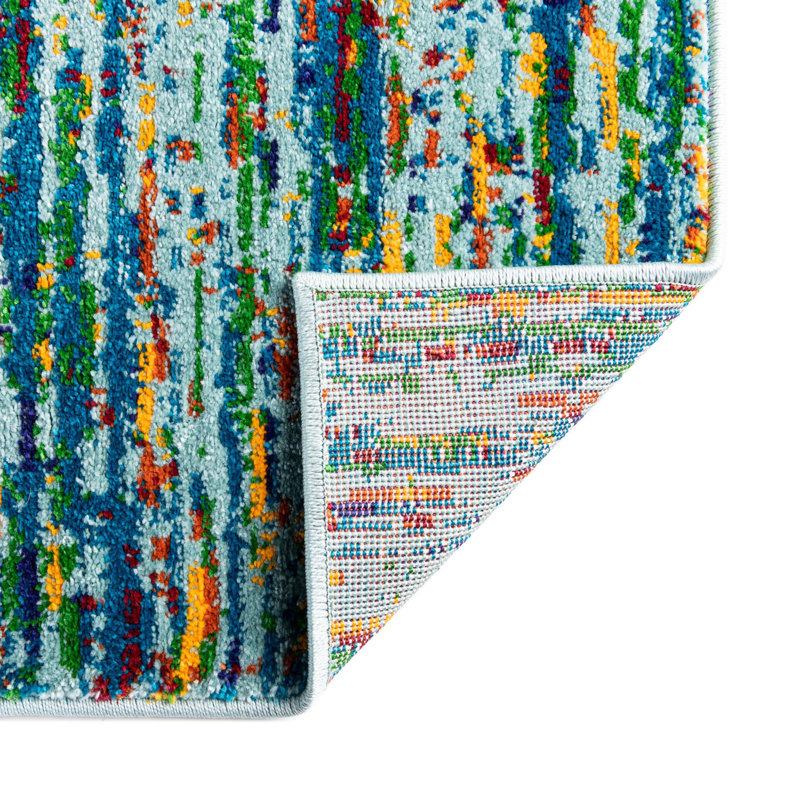 Tapis contemporain vert Malaija, Rectangle 2 pi x 3 pi
