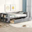 Lit de jour avec tablettes et tiroirs Griffie-369192837