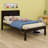  Wooden Platform Bed with Headboard-798592106