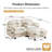 Modular L-Shaped Sectional Sofa-716558930