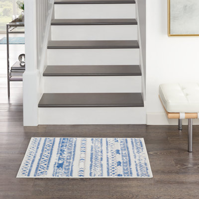 Tapis ivoire éclectique Harriet Bohemian