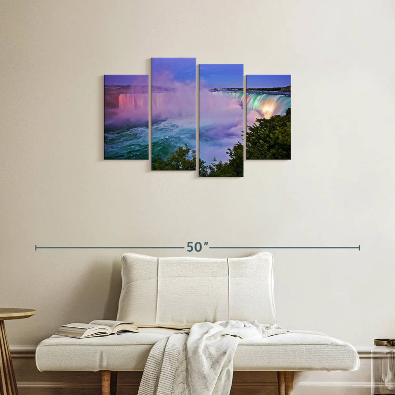 Alvord Niagara Falls At Twilight, 22" H x 36" W