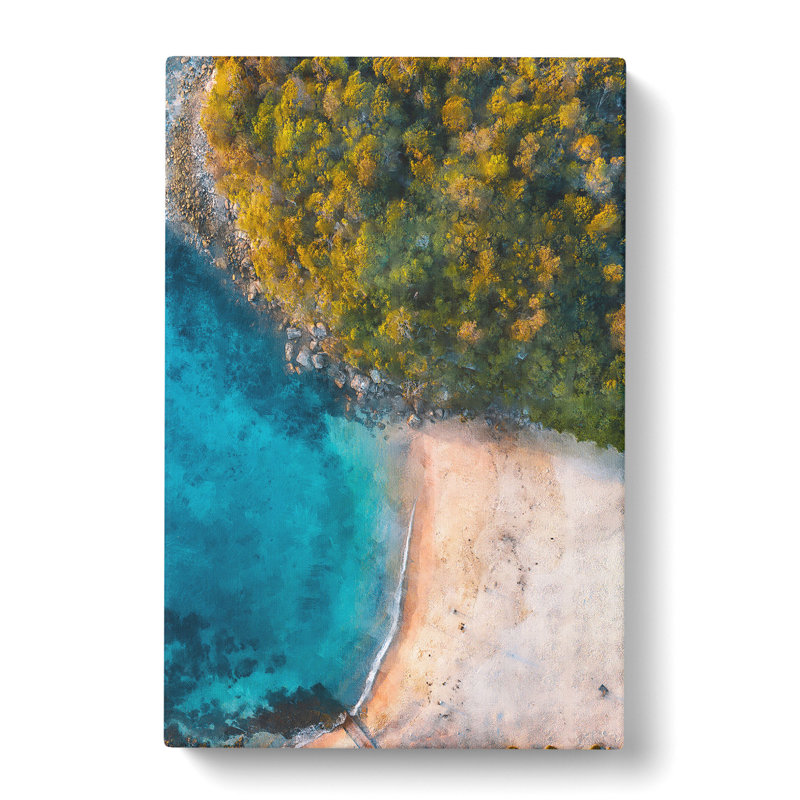 Forest Beach - Wrapped Canvas, 50cm H x 35cm W x 3cm D