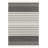Gigi Striped Machine Woven Polyester Area Rug in Black-1676372054