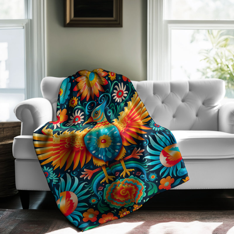  Couverture mexicaine Elegance, Grand lit