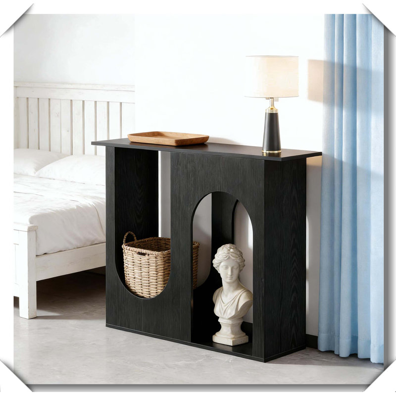 Elegant Narrow Table Sleek Crafted Stylish Structure