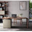 Bureau d'ordinateur italien avec cabinet d'appoint-441342321