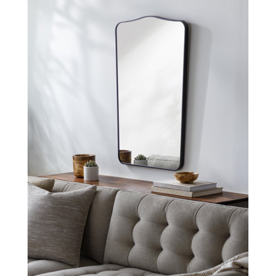 Bellona Aluminum Arch Wall Mirror