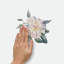 Décalcomanie murale géante et colle-bouquet floral
