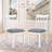 Kendall Rubberwood Dining Chairs with Cushioned Seats-111087595-111087592