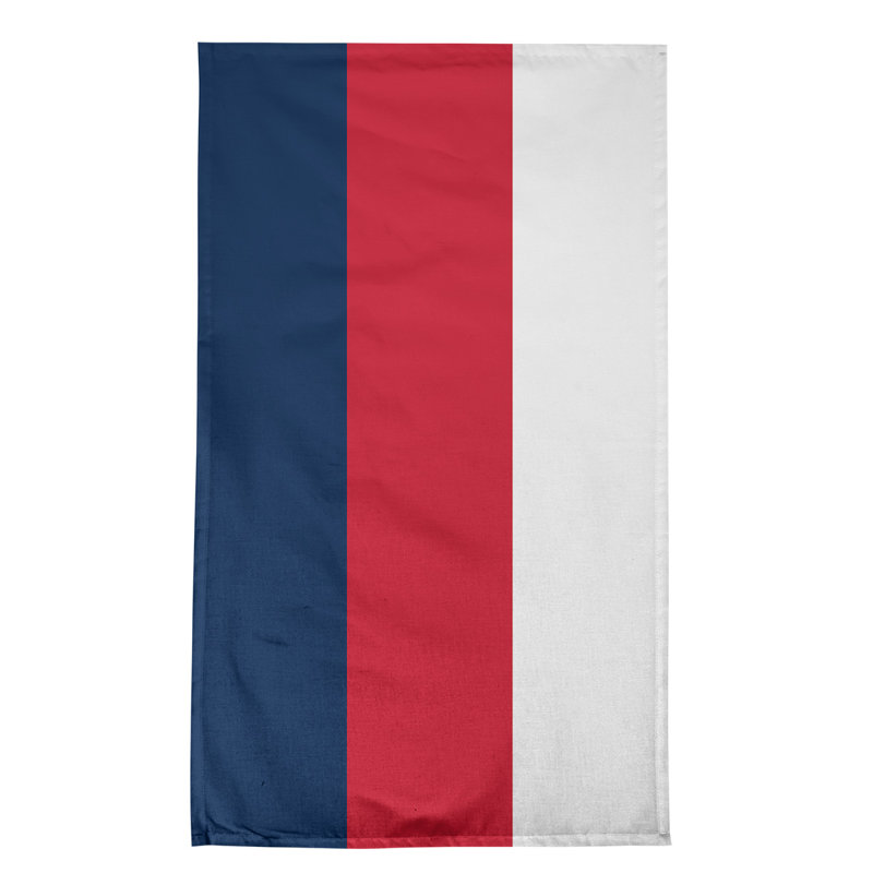 Serviette de thé hockey Anaheim, Sergé de coton, Bleu / Rouge / Blanc
